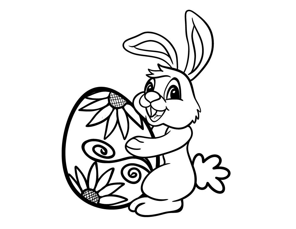 Easter Rabbit Coloring page