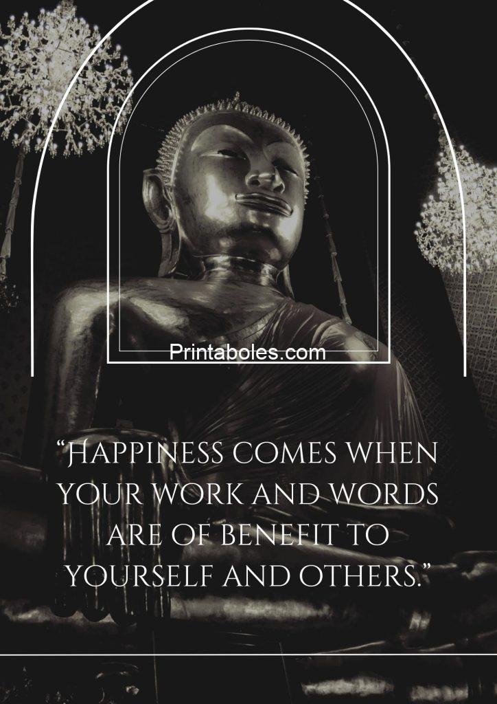  Black and White Photo Simple  Buddha Quote