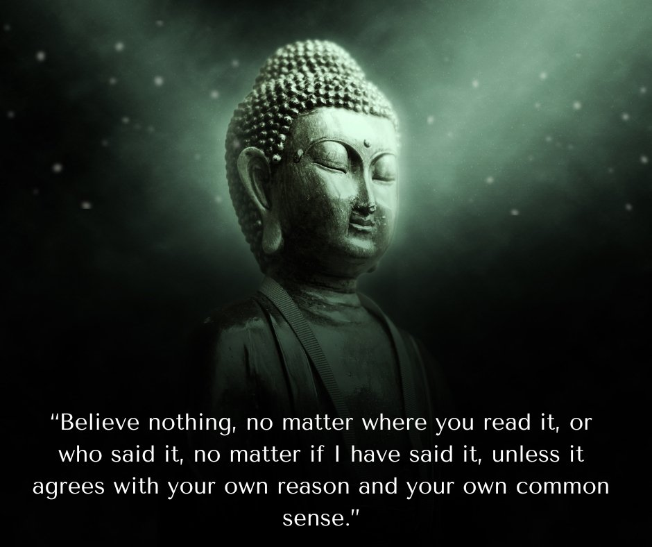 Dark Modern Buddha Purnima Quote