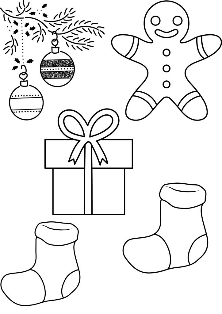 Gingerbread Man and gift box