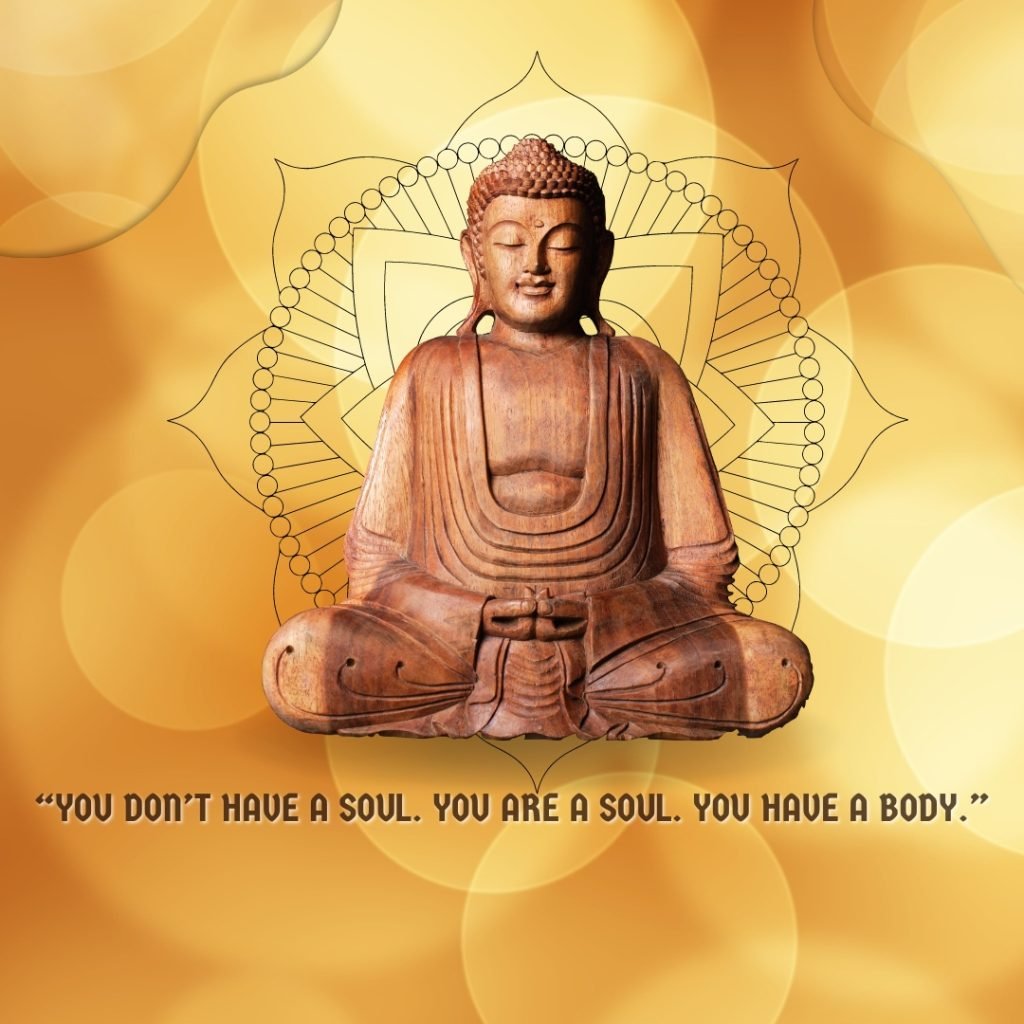 Gold Buddha Purnima Quote