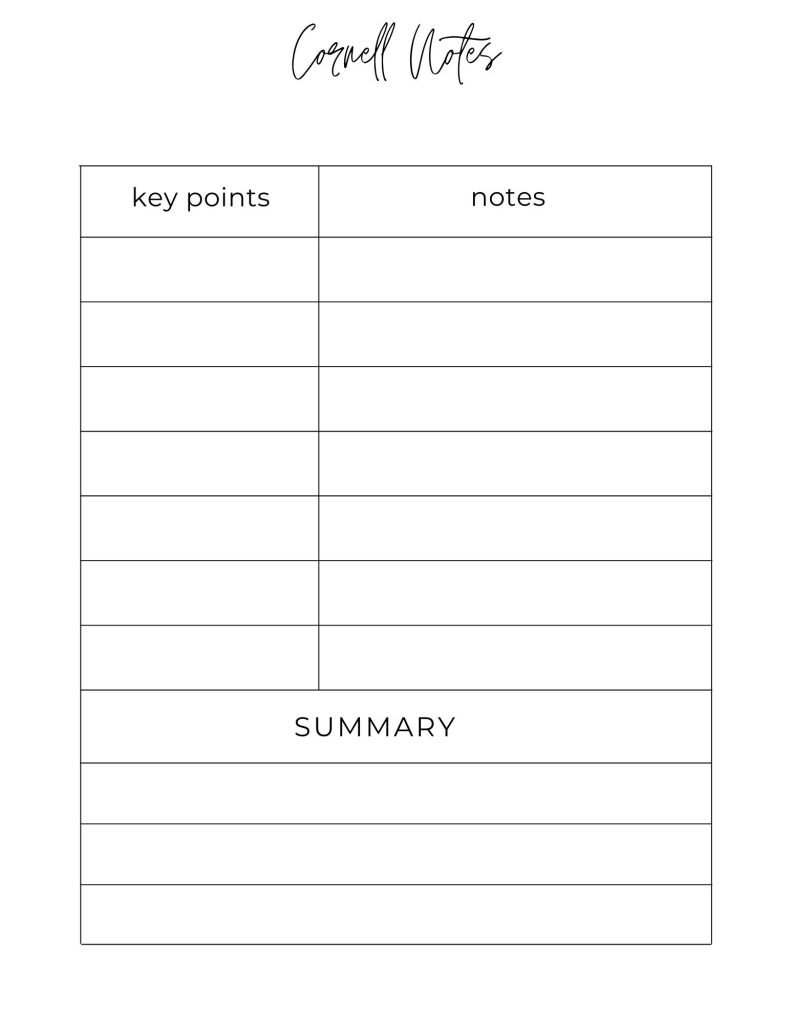  Minimalist Simple Notes A4 Document