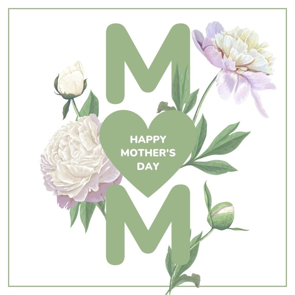 Pastel Floral Peony Mother's Day Card