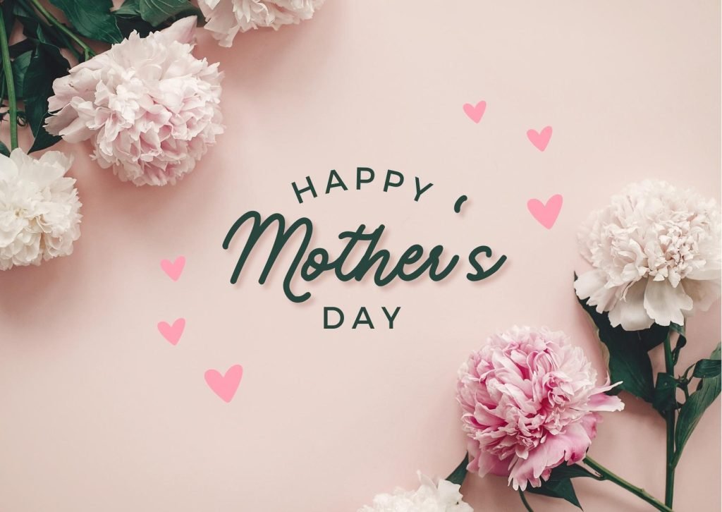 Pink Modern Mother's Day (Card (Landscape))