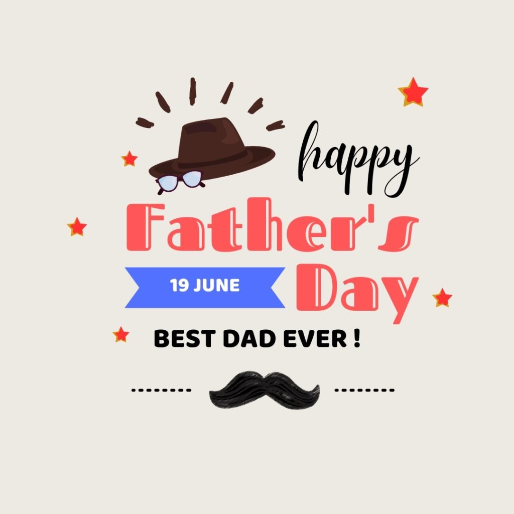 RED graphic  fathers day