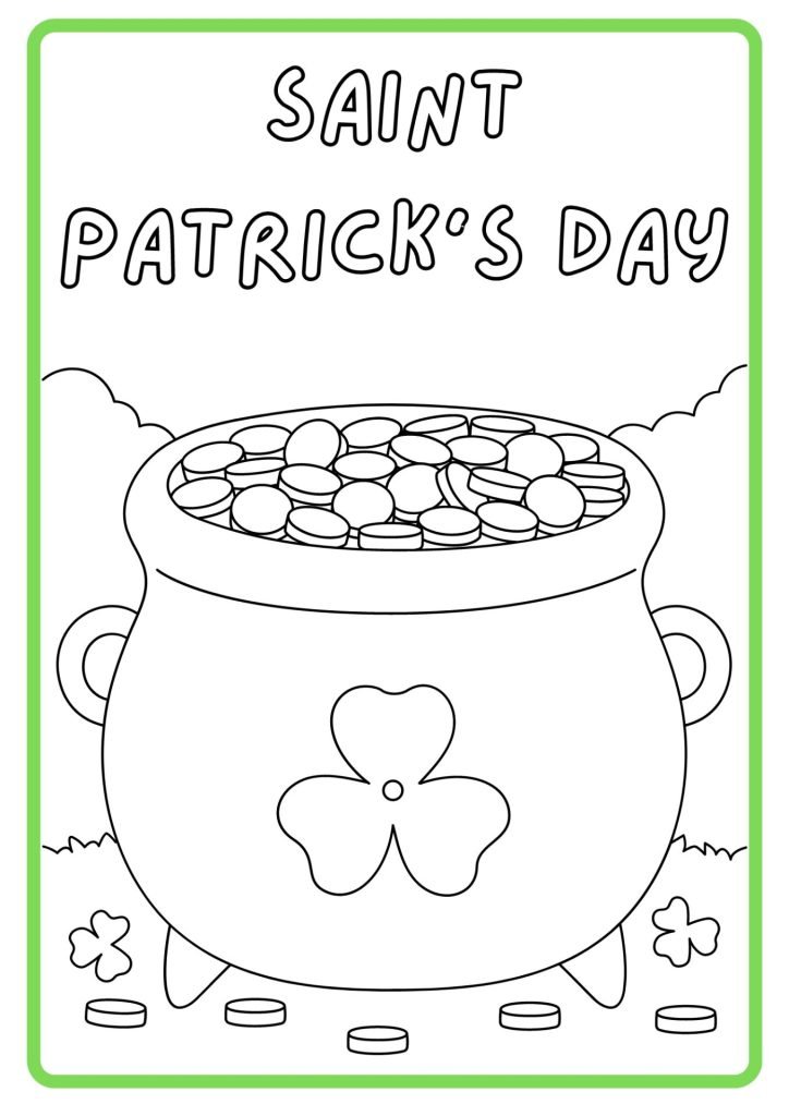 Saint Patrick's Day Coloring page
