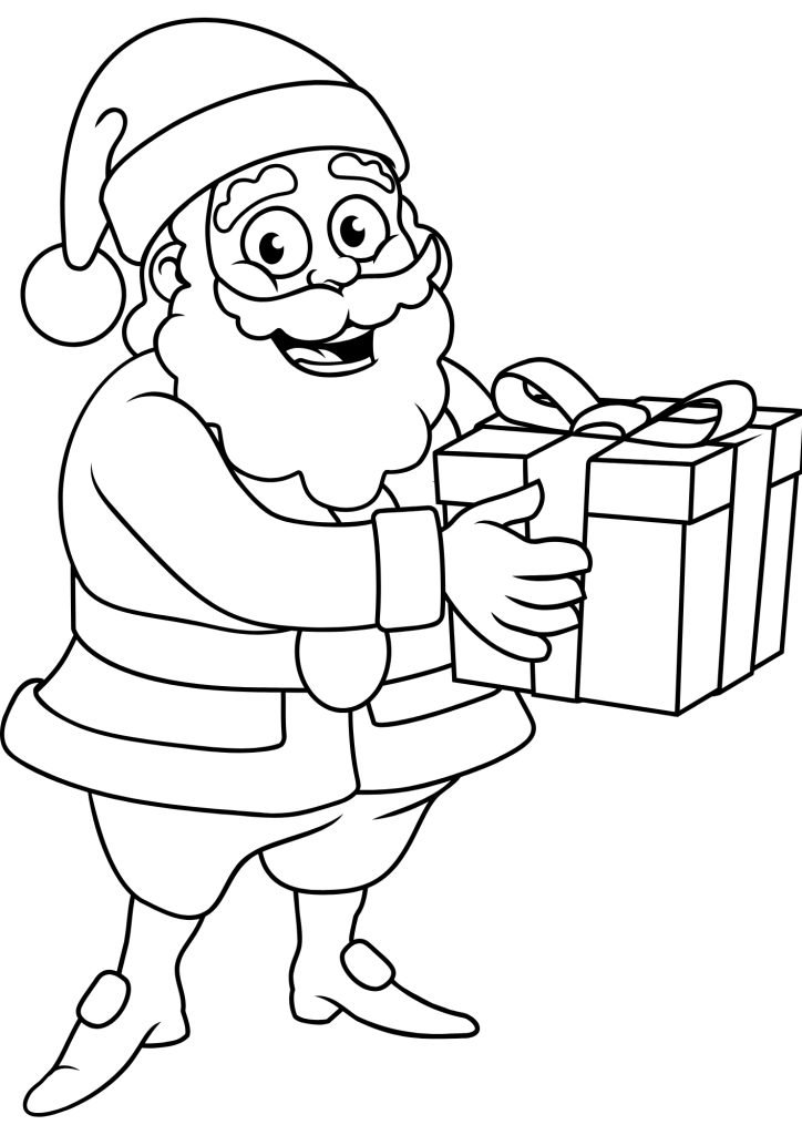 Santa Holding gift