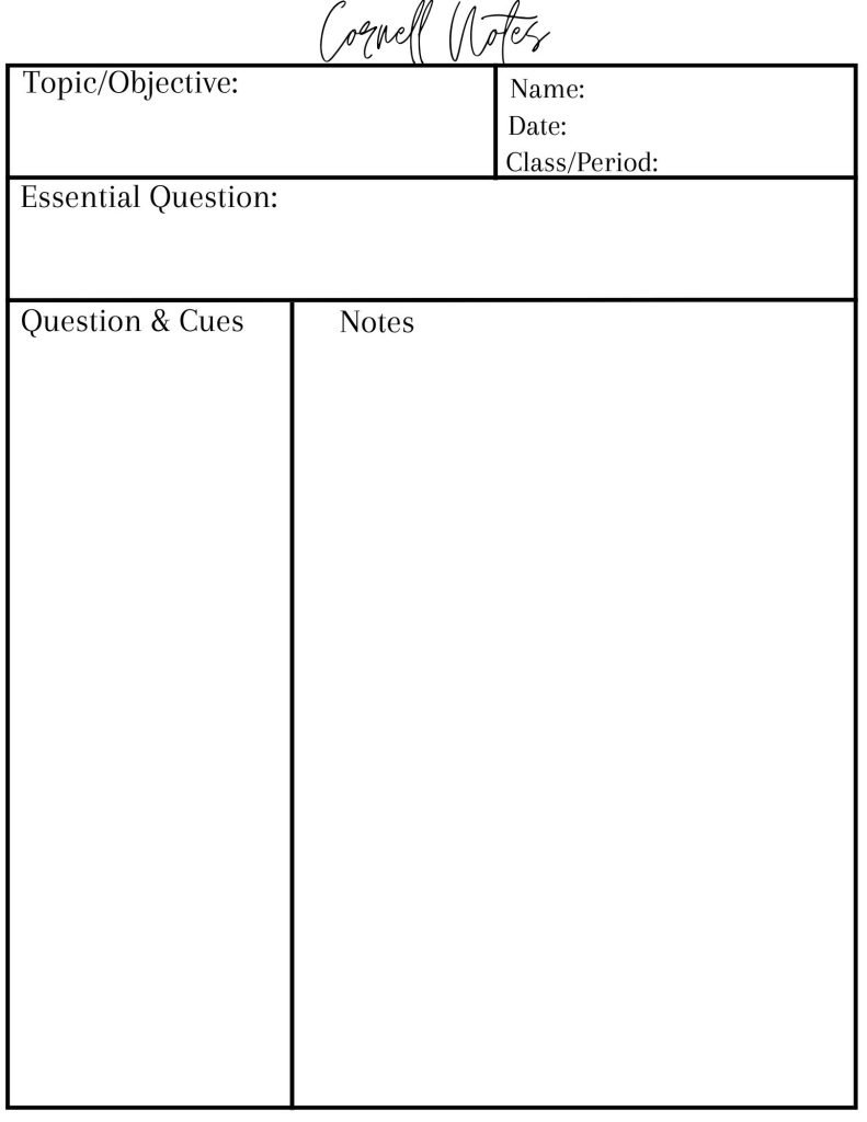 White Minimalist Simple Notes A4 Document