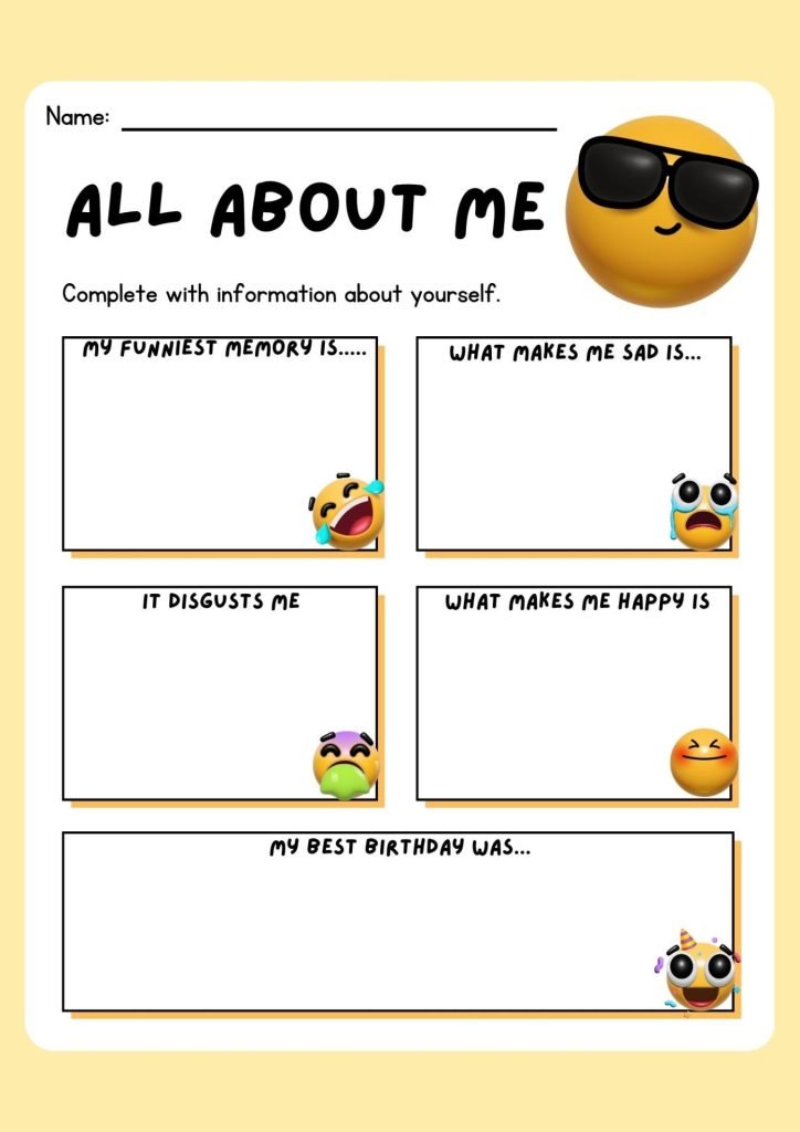 all about me BTS template