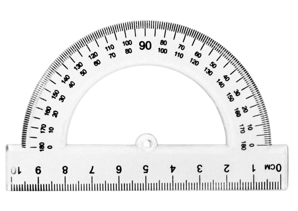  Clear Measuring Angles Protractor Mathematics 
