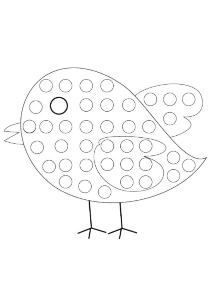 Dot Marker Free coloring page