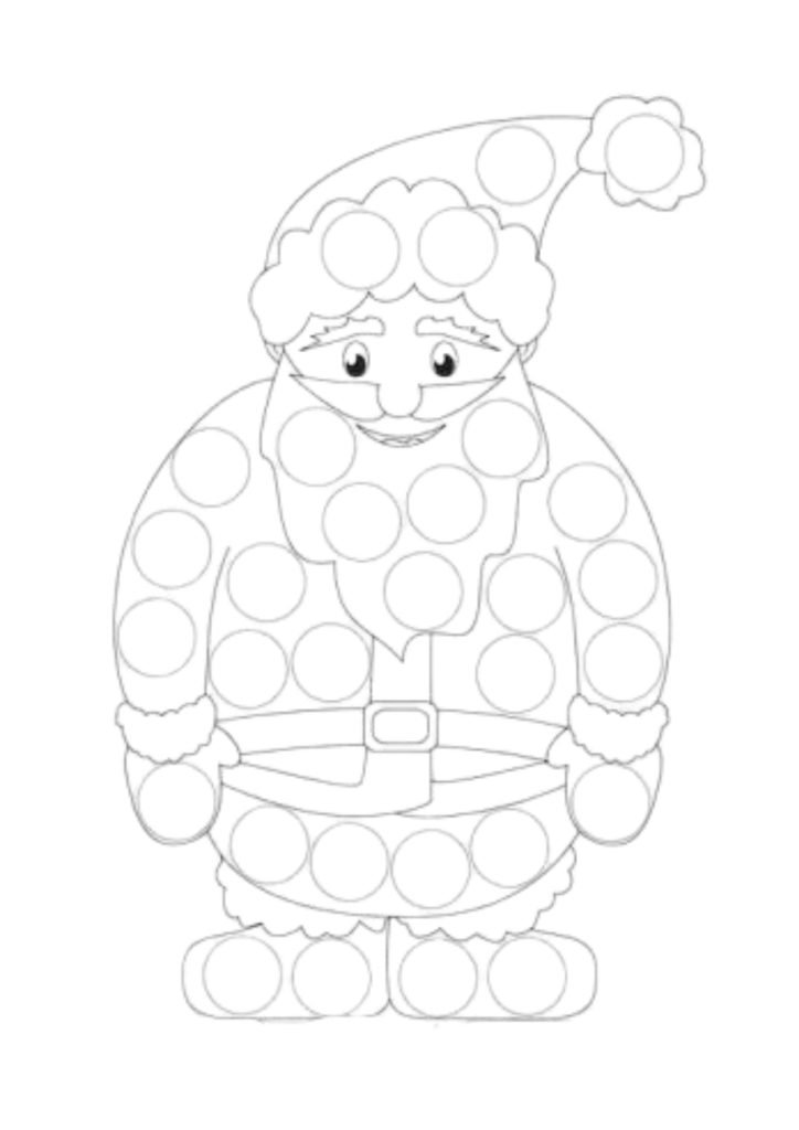 Dot Marker Free coloring page