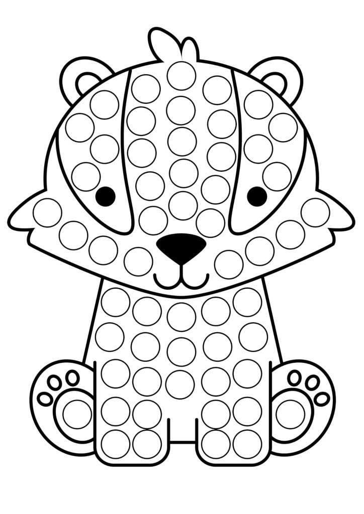  Dot Marker coloring page