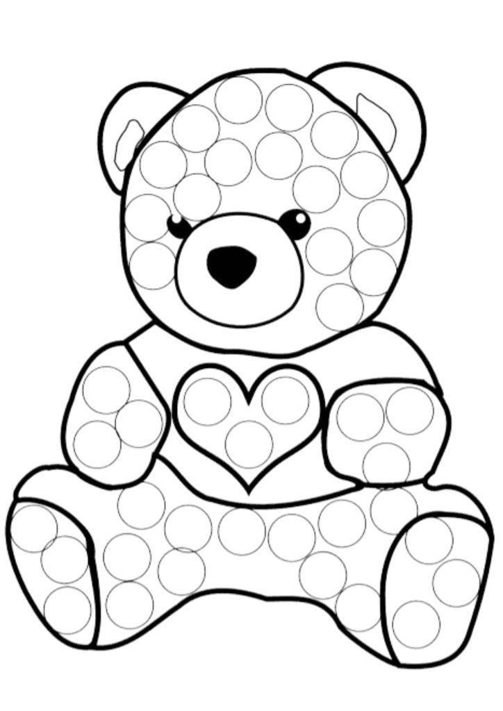  Dot Marker coloring page