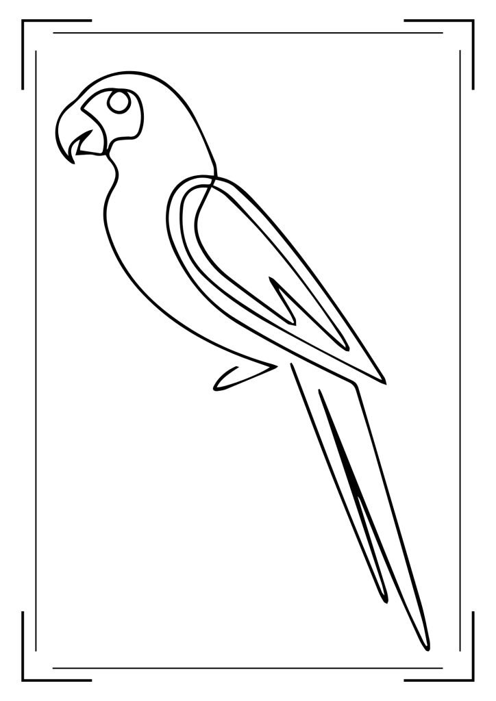 PARROT BIRD OUTLINE (1)