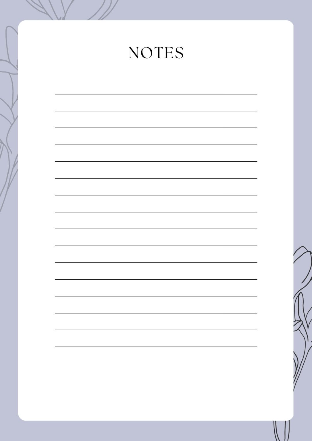 40 Free Printable Note Pages - Printaboles