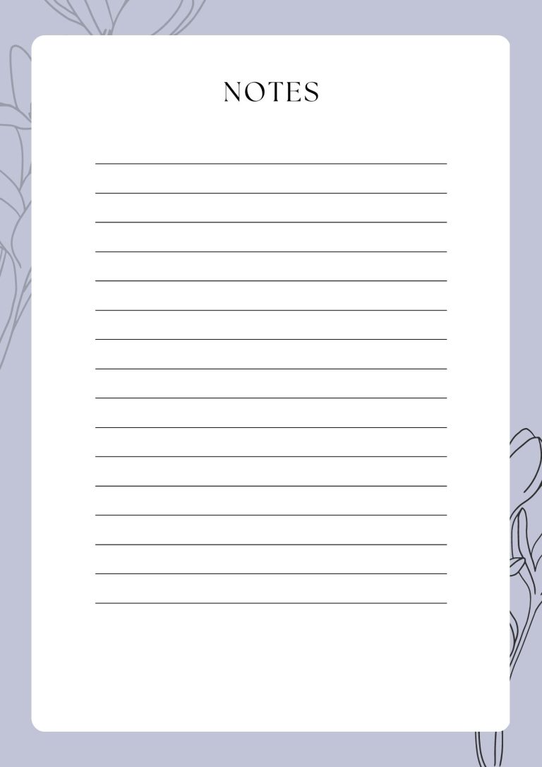 40 Free Printable Note Pages Printaboles 40 Free Printable Note Pages Printaboles