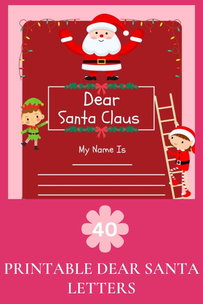 40 Free Printable Dear Santa Letters - 40 Free Printable Dear Santa Letters 683x1024 