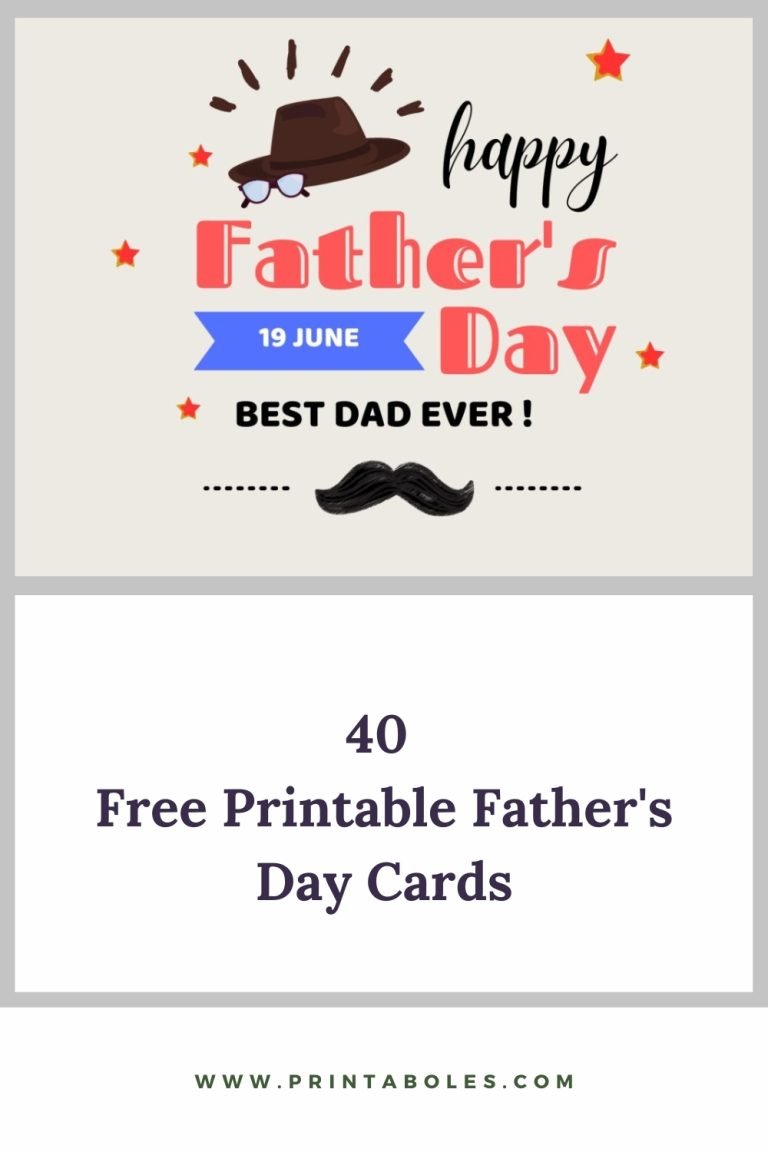 40 Free Printable Father's Day Cards