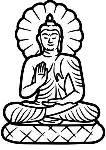 40 Free Printable Buddha Coloring Pages (Blank Templates)