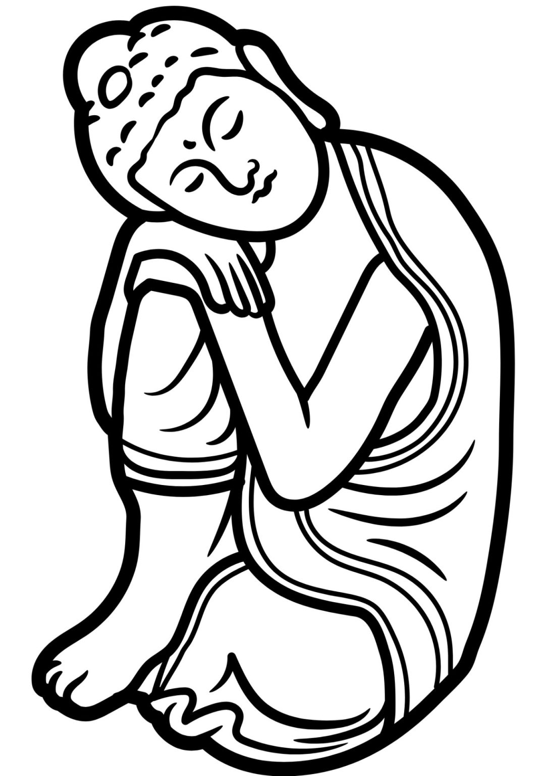 40 Free Printable Buddha Coloring Pages (Blank Templates)