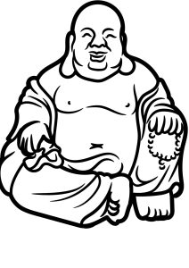 40 Free Printable Buddha Coloring Pages (Blank Templates)