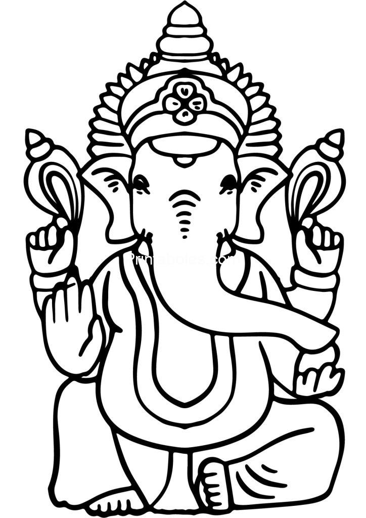 Buddha Coloring Page