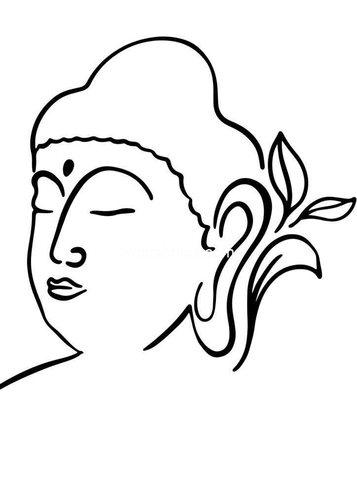 Buddha Coloring Page