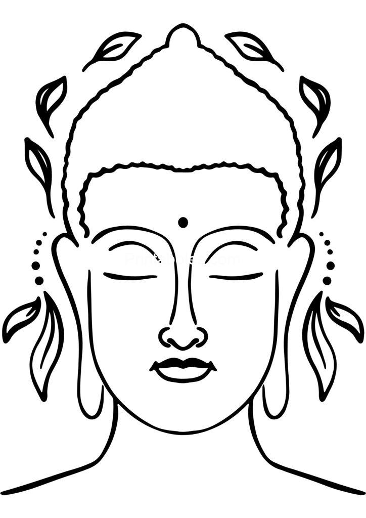 Buddha Coloring Page