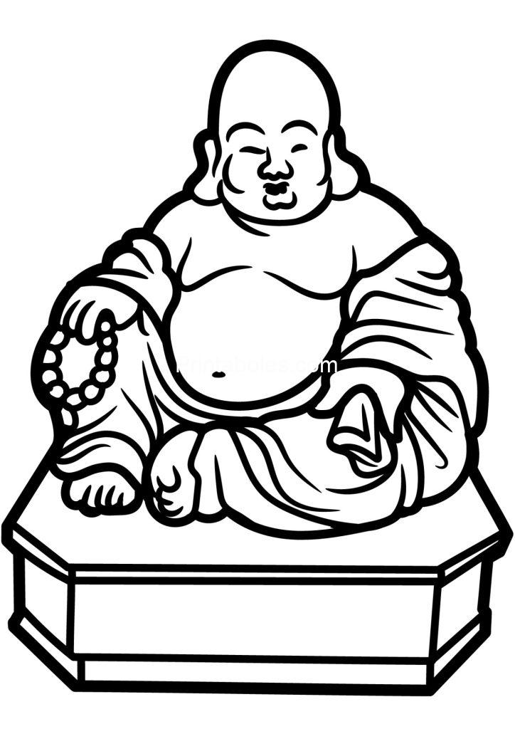 Buddha Coloring Page