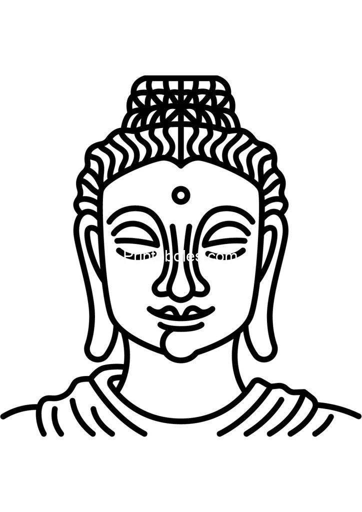 Buddha Coloring Page