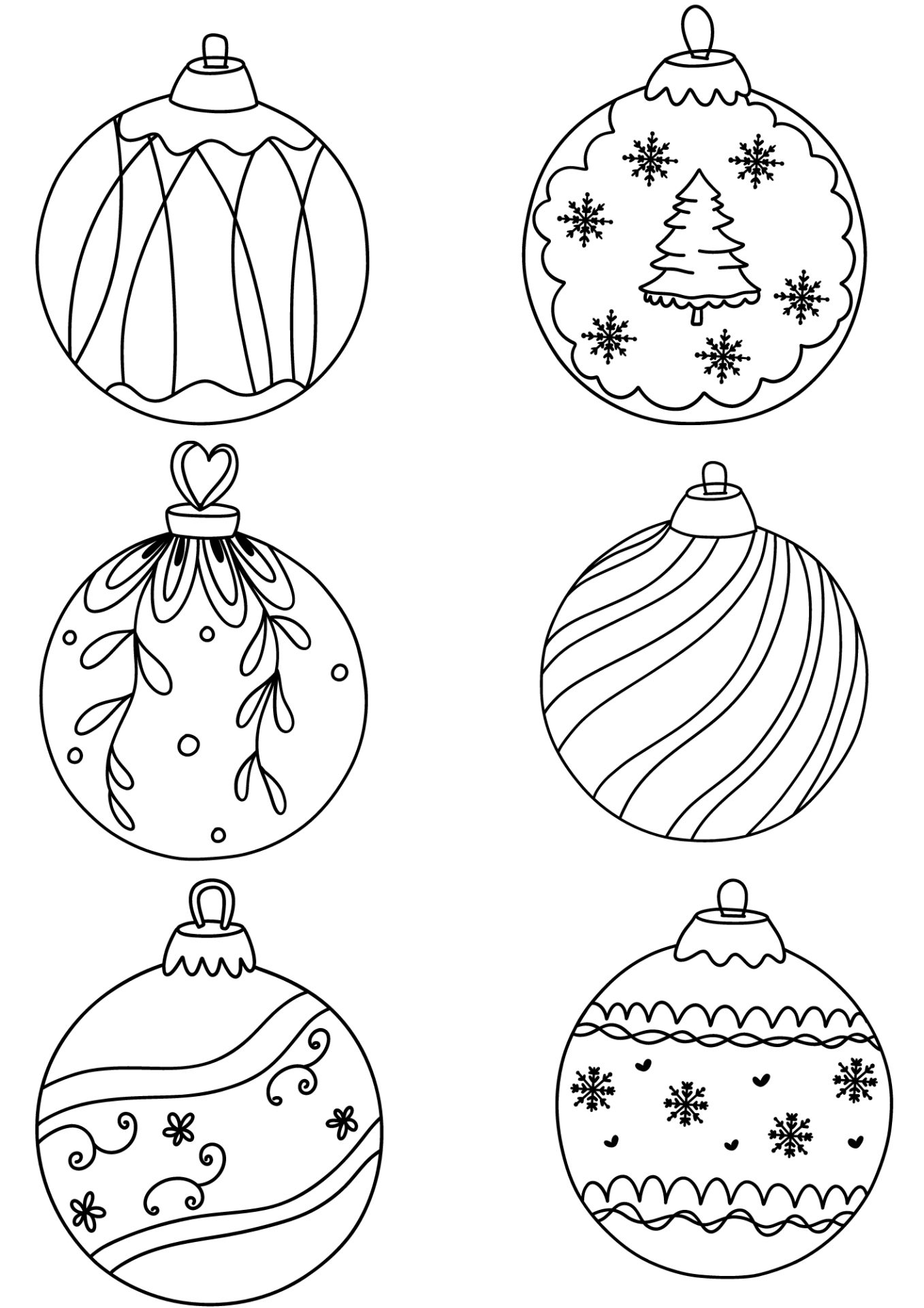 40 Free Printable Christmas Ornaments - Printaboles