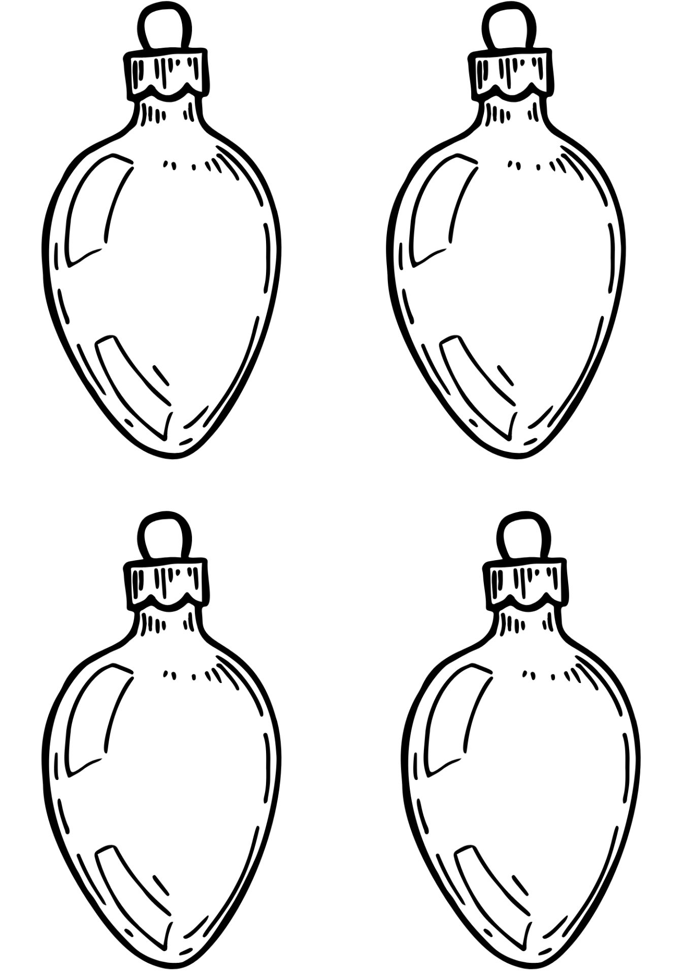 40 Free Printable Christmas Light - Christmas Light Templates 9 