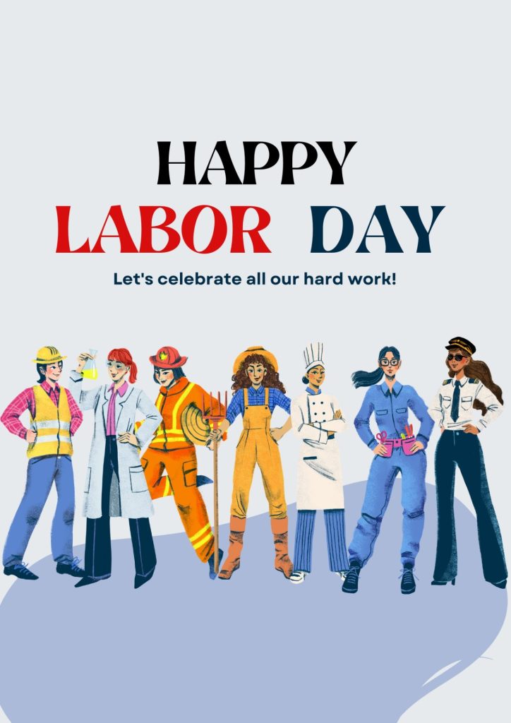 Colorful Modern Illustrated Labor Day