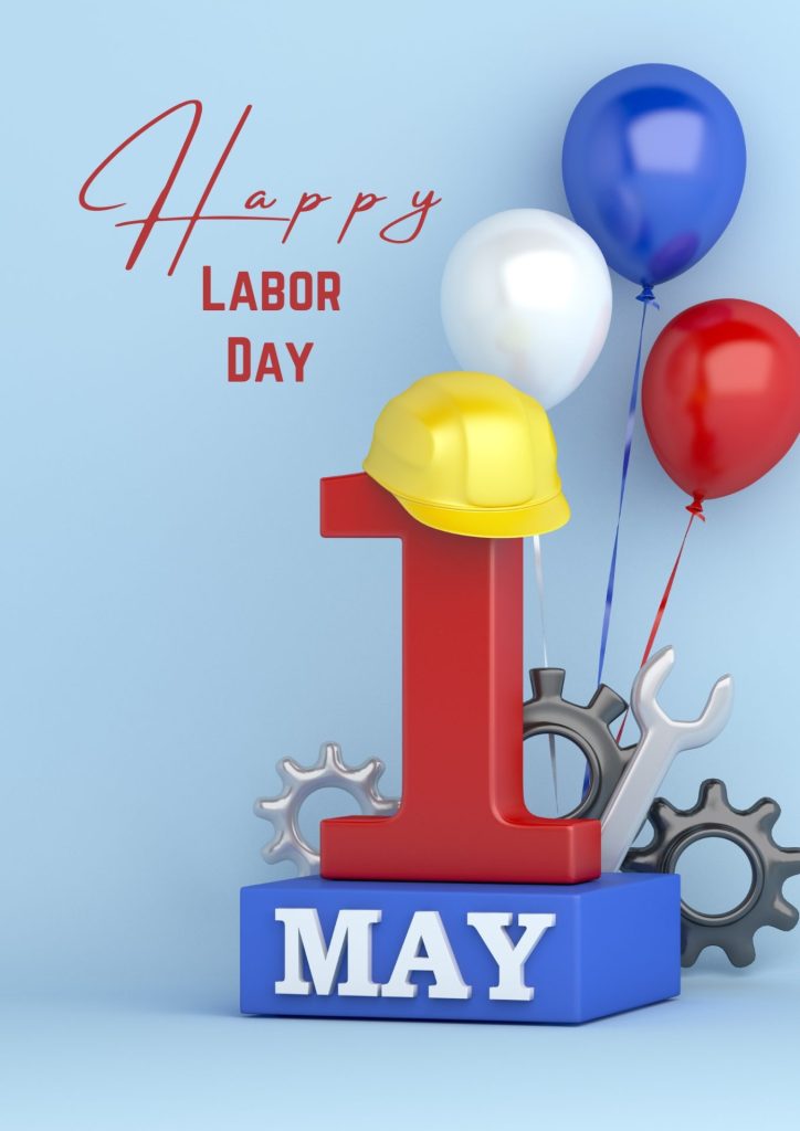 Happy Labor Day ballons