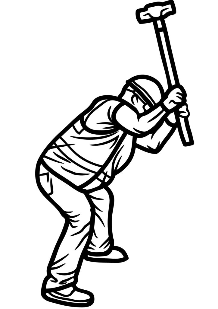 Happy labor day coloring pages