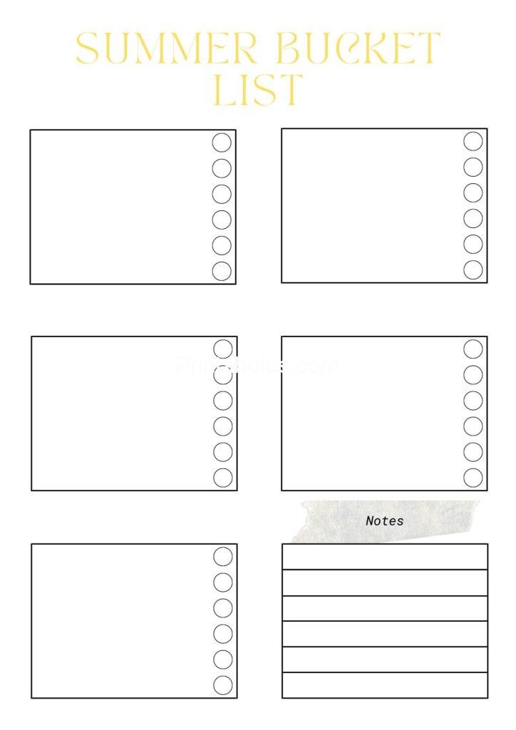 Minimal Bucket List Planner