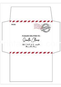 Free Printable Santa Envelopes - Printaboles