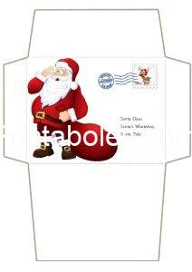 Free Printable Santa Envelopes - Printaboles