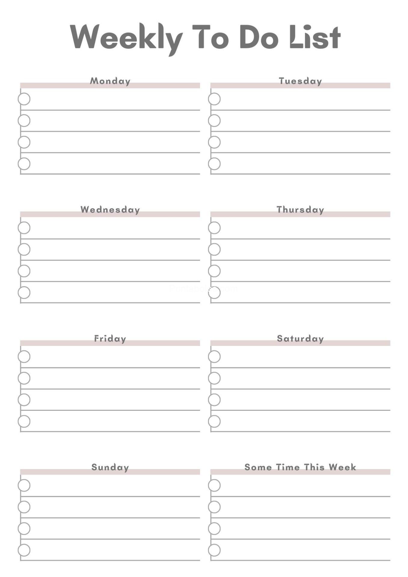 40 Free Printable Weekly To Do Lists Printaboles 40 Free Printable Weekly To Do Lists Printaboles