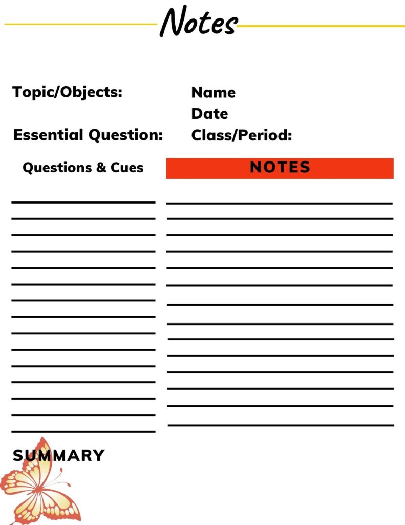 Yelloow Simple Notes A4 Document