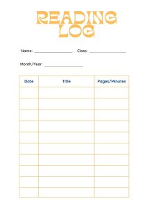 40 Free Printable Reading Logs - Printaboles