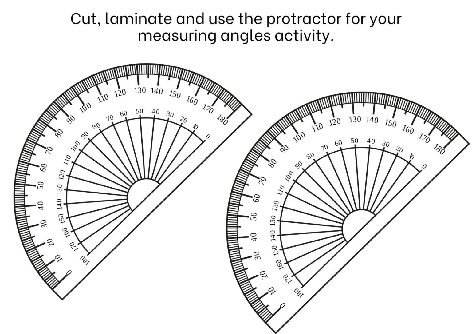 40 Free Printable Protractor Templates Printaboles 40 Free Printable Protractor Templates Printaboles