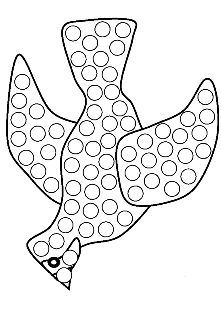 40 Free Printable Dot Marker Coloring Pages - Printaboles