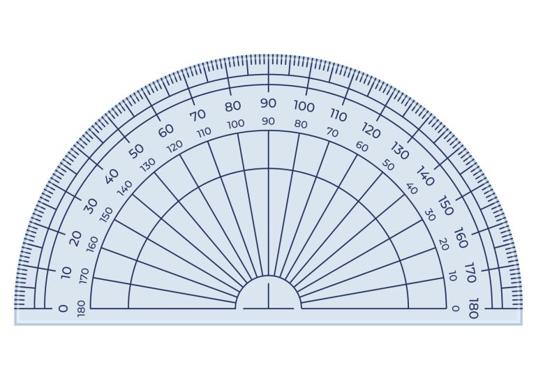 40 Free Printable Protractor Templates - Printaboles