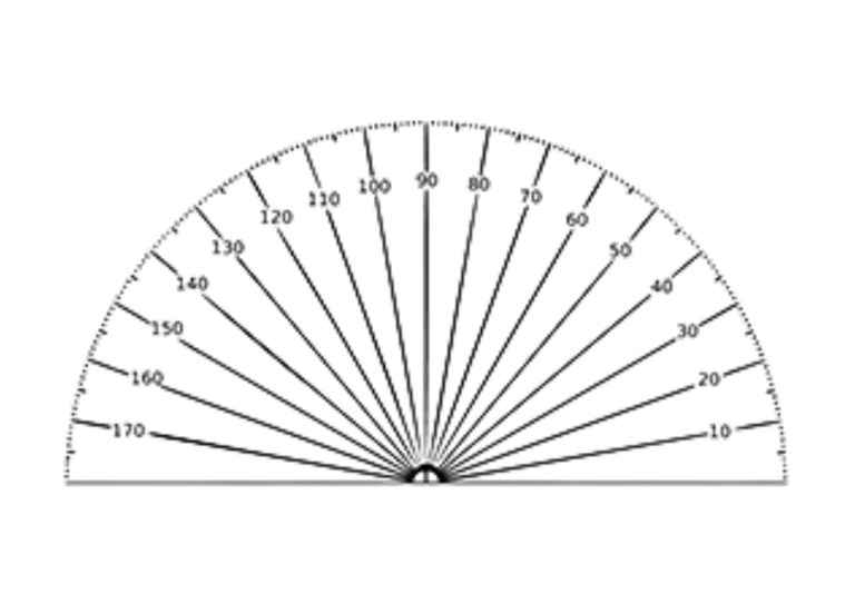 40 Free Printable Protractor Templates - Printaboles