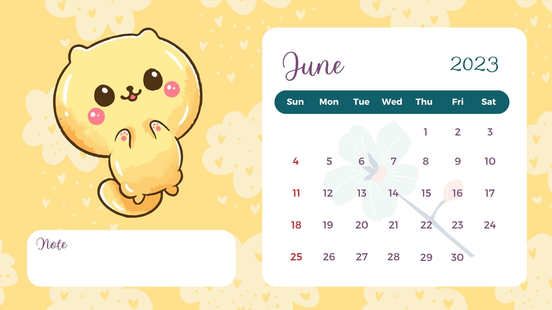 40 June 2023 Printable Calendars - Printaboles