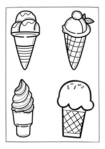 40 Free Printable Ice Cream Coloring Pages - Printaboles