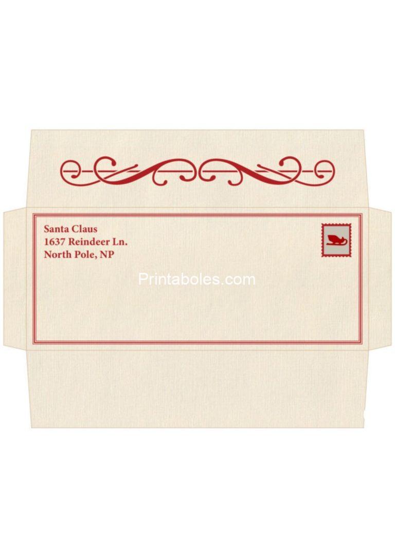 Free Printable Santa Envelopes - Printaboles