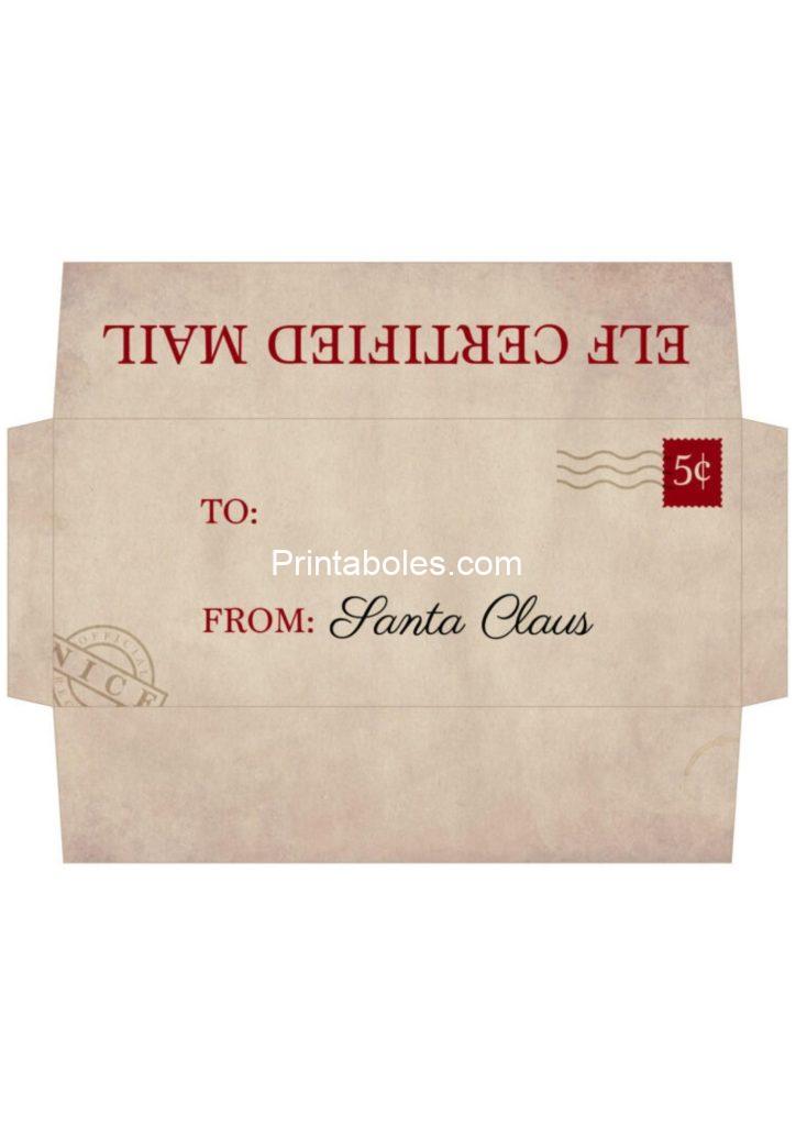 Santa Envelope